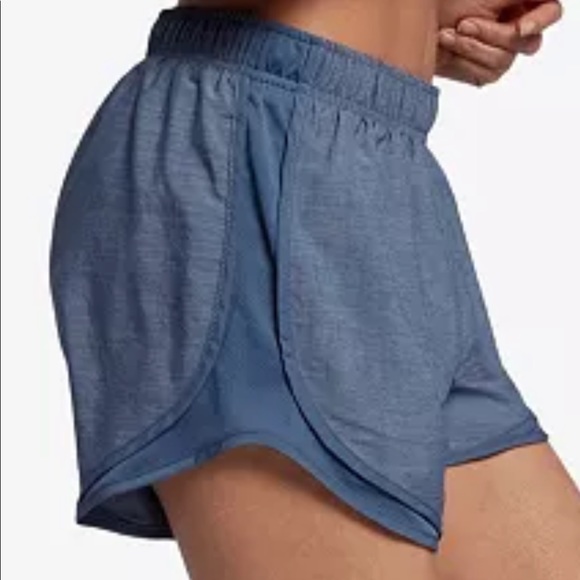 Nike Tempo XS Dri-Fit Shorts Blue Gray Womens - Picture 2 of 8